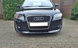 Cup Spoilerlippe Front Ansatz V.1 für Audi A4 B7 schwarz Hochglanz