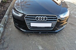 Cup Spoilerlippe Front Ansatz V.1 für Audi A4 B8 FL...