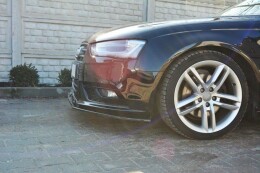 Front Diffuser V.1 Audi A4 B8 FL schwarz Hochglanz