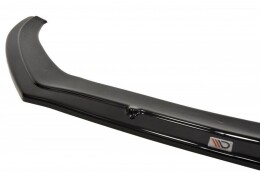 Street+ Spoilerlippe Front Ansatz V.1 passend für Audi A4 B8 FL schwarz Hochglanz