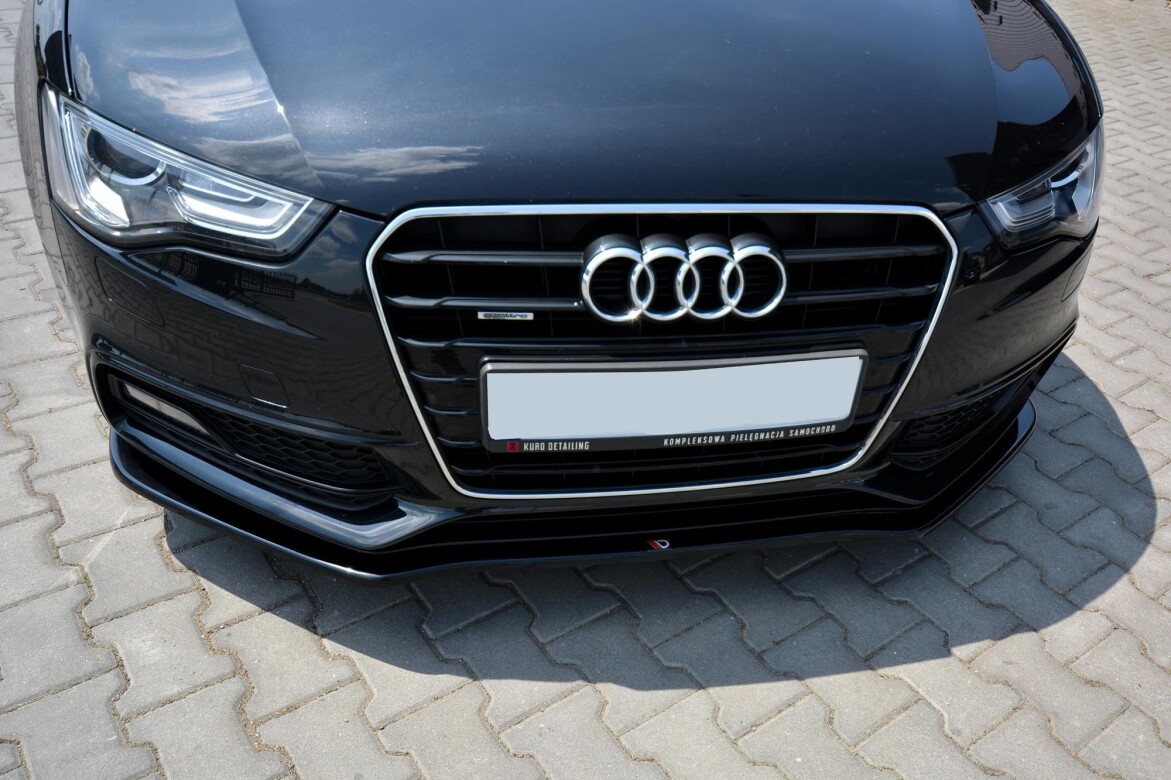 Maxton Design Frontlippe für Audi A5 8T S5S-Line schwarz hochglanz -  online kaufen bei CFD