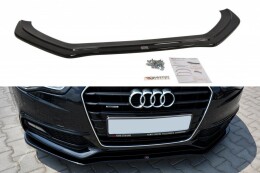 Cup Spoilerlippe Front Ansatz V.2 für Audi S5 / A5 S-Line 8T FL schwarz Hochglanz