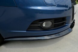 Cup Spoilerlippe Front Ansatz passend für Audi A6 S-Line C6  schwarz Hochglanz