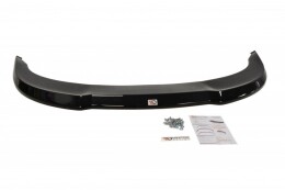 Cup Spoilerlippe Front Ansatz passend für Audi A6 S-Line C6  schwarz Hochglanz