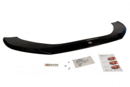 Cup Spoilerlippe Front Ansatz passend für Audi A6 Ultra C7 FL schwarz Hochglanz