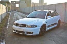 Cup Spoilerlippe Front Ansatz passend für AUDI RS4 B5 schwarz Hochglanz