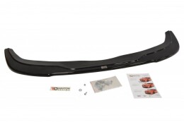 Cup Spoilerlippe Front Ansatz passend für AUDI RS4 B5 schwarz Hochglanz