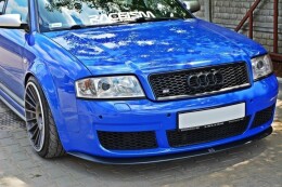 Cup Spoilerlippe Front Ansatz passend für Audi RS6 C5 schwarz Hochglanz