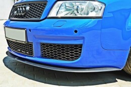 Cup Spoilerlippe Front Ansatz passend für Audi RS6 C5 schwarz Hochglanz