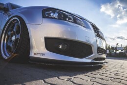 Cup Spoilerlippe Front Ansatz passend für Audi S3 8P...