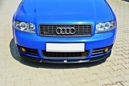 Cup Spoilerlippe Front Ansatz passend für AUDI S4 B6 schwarz Hochglanz