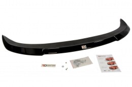 Cup Spoilerlippe Front Ansatz passend für AUDI S4 B6 schwarz Hochglanz