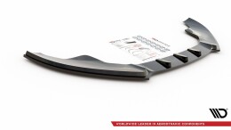 Cup Spoilerlippe Front Ansatz V.1 passend für Audi S4 / A4 S-Line B8 schwarz Hochglanz