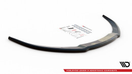 Cup Spoilerlippe Front Ansatz passend für AUDI S8 D3 schwarz Hochglanz