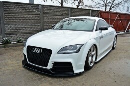 Cup Spoilerlippe Front Ansatz V.1 passend für Audi TT RS 8J schwarz Hochglanz
