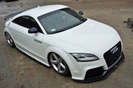 Cup Spoilerlippe Front Ansatz V.2 passend für Audi TT RS 8J schwarz Hochglanz