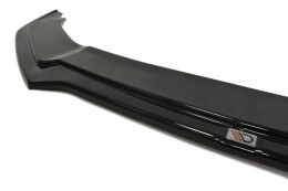 Cup Spoilerlippe Front Ansatz V.2 passend für Audi TT RS 8J schwarz Hochglanz