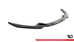 Cup Spoilerlippe Front Ansatz V.1 passend für BMW 1er F20/F21 M-Power FACELIFT schwarz Hochglanz
