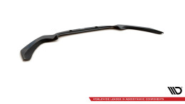 Cup Spoilerlippe Front Ansatz V.1 passend für BMW 1er F20/F21 M-Power FACELIFT schwarz Hochglanz