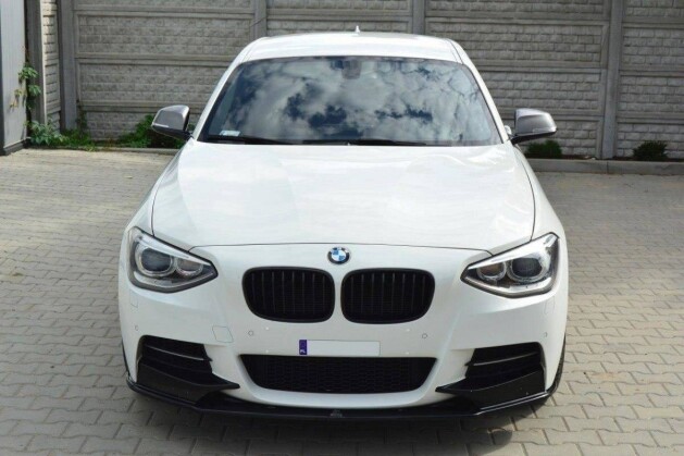 Cup Spoilerlippe Front Ansatz passend für BMW 1er F20/F21 M-Power (vor Facelift) schwarz Hochglanz