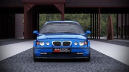 Cup Spoilerlippe Front Ansatz passend für BMW 3er E46 COMPACT schwarz Hochglanz