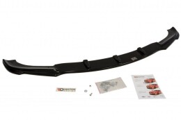 Cup Spoilerlippe Front Ansatz passend für BMW 3er E46 COMPACT schwarz Hochglanz