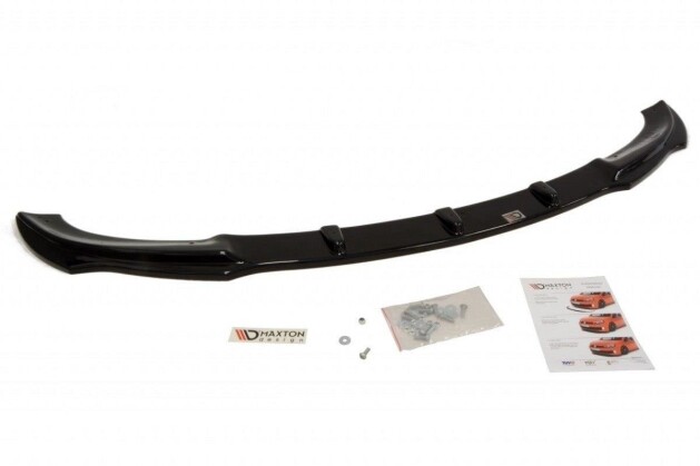 Cup Spoilerlippe Front Ansatz passend für BMW 3er E46 COUPE schwarz Hochglanz