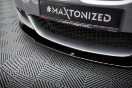 Cup Spoilerlippe Front Ansatz passend für BMW 3er E92 M Paket schwarz Hochglanz