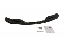 Cup Spoilerlippe Front Ansatz passend für BMW 3er E92 M Paket vor Facelift schwarz Hochglanz