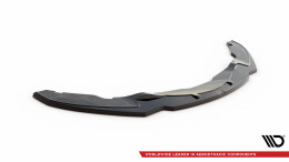 Cup Spoilerlippe Front Ansatz für v.1 BMW 4er F32 M Paket schwarz Hochglanz