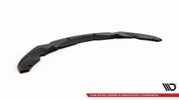 Cup Spoilerlippe Front Ansatz V.1 passend für BMW 4er Coupe / Gran Coupe / Cabrio M-Paket F32 / F36 / F33 schwarz Hochglanz