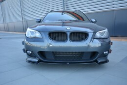 Cup Spoilerlippe Front Ansatz passend für BMW 5er E60/61 M Paket schwarz Hochglanz
