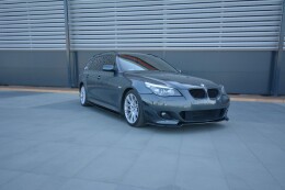 Cup Spoilerlippe Front Ansatz passend für BMW 5er E60/61 M Paket schwarz Hochglanz