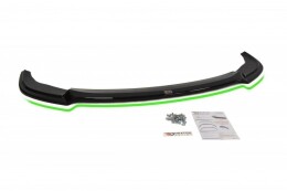 Cup Spoilerlippe Front Ansatz passend für BMW 5er E60/61 M Paket schwarz Hochglanz