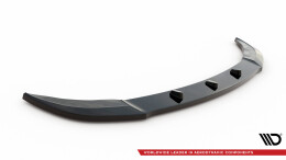 Cup Spoilerlippe Front Ansatz passend für BMW M5 F10/ F11 schwarz Hochglanz