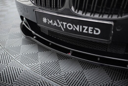 Cup Spoilerlippe Front Ansatz V.1 passend für BMW 6er Coupe E63 / Cabrio E64 schwarz Hochglanz