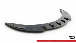 Cup Spoilerlippe Front Ansatz V.1 passend für BMW 6er Coupe E63 / Cabrio E64 schwarz Hochglanz