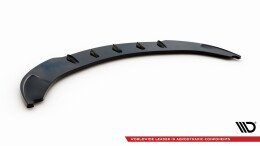 Cup Spoilerlippe Front Ansatz V.1 passend für BMW 6er Coupe E63 / Cabrio E64 schwarz Hochglanz