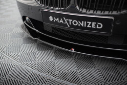 Cup Spoilerlippe Front Ansatz V.2 passend für BMW 6er Coupe E63 / Cabrio E64 schwarz Hochglanz