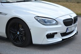 Cup Spoilerlippe Front Ansatz für BMW 6er Gran Coupé M Paket schwarz Hochglanz