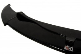 Cup Spoilerlippe Front Ansatz für BMW M3 E92 / E93 vor Facelift schwarz Hochglanz