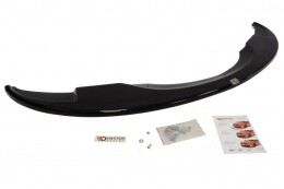 Cup Spoilerlippe Front Ansatz für BMW M3 E92 / E93 (vor Facelift) schwarz Hochglanz