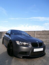 Cup Spoilerlippe Front Ansatz passend für BMW M3 E92 / E93 schwarz Hochglanz