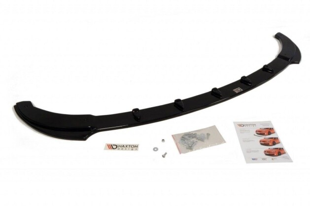 Cup Spoilerlippe Front Ansatz passend für BMW Z4 E85 / E86 Facelift schwarz Hochglanz