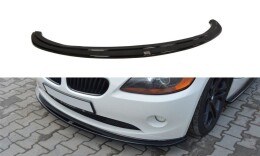 Cup Spoilerlippe Front Ansatz für v.2 BMW Z4 E85 vor Facelift schwarz Hochglanz