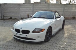 Cup Spoilerlippe Front Ansatz V.2 für BMW Z4 E85 vor FL schwarz Hochglanz