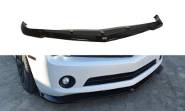 Cup Spoilerlippe Front Ansatz für Chevrolet Camaro 5 schwarz Hochglanz