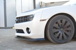 Cup Spoilerlippe Front Ansatz passend für Chevrolet Camaro Standard Mk5 schwarz Hochglanz
