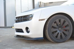 Cup Spoilerlippe Front Ansatz für Chevrolet Camaro 5 schwarz matt