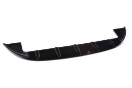Cup Spoilerlippe Front Ansatz V.1 passend für FIAT 500 HATCHBACK vor Facelift schwarz Hochglanz
